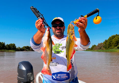pesca de mandubíes en Ramallo